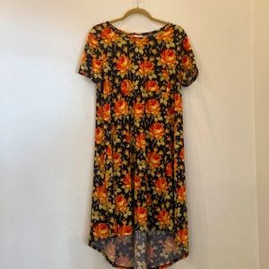 LuLaRoe Floral Carly Swing Dress Sz. S